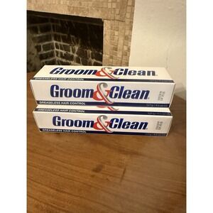 (2) Groom & Clean Greaseless Hair Control Gel 4.5 oz each EXP‎ 5/2026 New